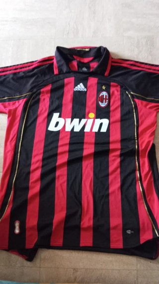 Maglia Milan Home 2006 2007 Adidas XL Originale