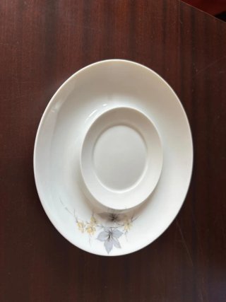 Juego de porcelana Tu y Yo años 70