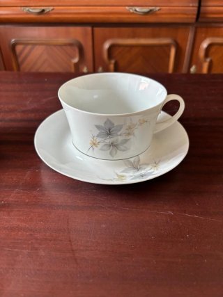 Juego de porcelana Tu y Yo años 70