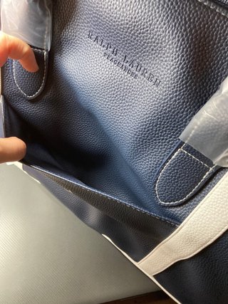 Bolso Ralph Lauren Fragrances Azul/Blanco