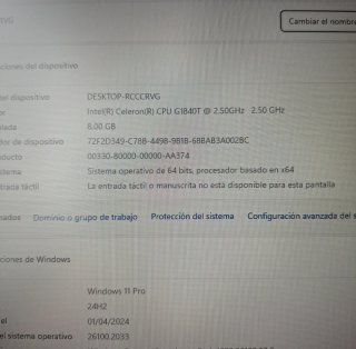 Mini PC Lenovo M73 8GB RAM