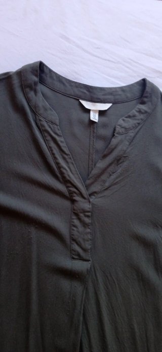 Vestido verde H&M viscosa