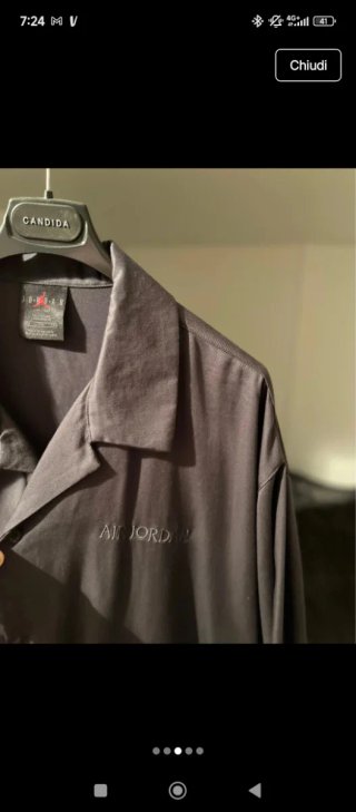 Camicia Air Jordan HJ0020-045 2XL-Tall dark grey