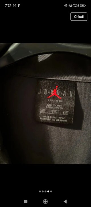 Camicia Air Jordan HJ0020-045 2XL-Tall dark grey