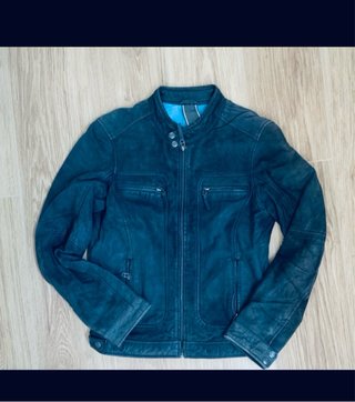 Chaqueta ante azul Oakwood