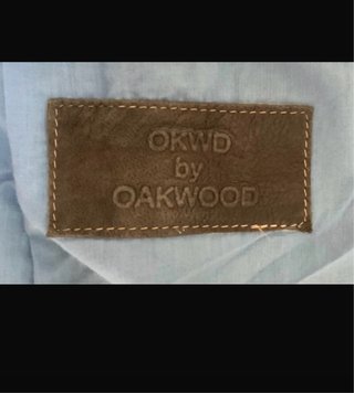 Chaqueta ante azul Oakwood