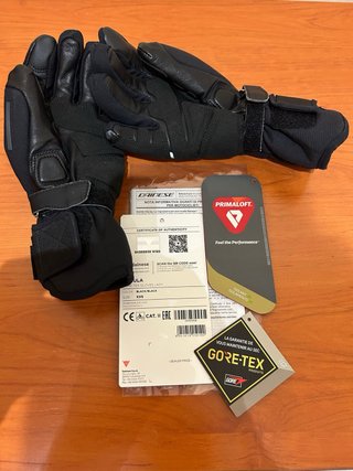 Guantes Dainese Gore-Tex Mujer Negro Talla XXS
