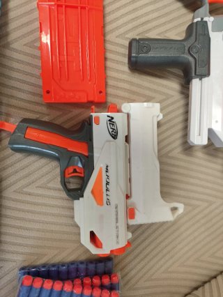 Pack Nerf: Pistolas, Balas y Chaleco