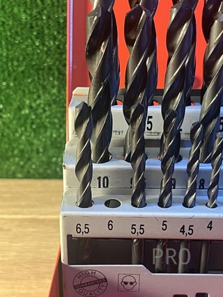 Juego de brocas acero para metal fischer