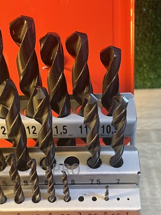 Juego de brocas acero para metal fischer
