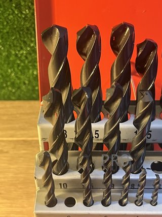 Juego de brocas acero para metal fischer