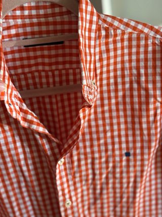 Camisa Purificacion Garcia cuadros roja