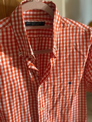 Camisa Purificacion Garcia cuadros roja