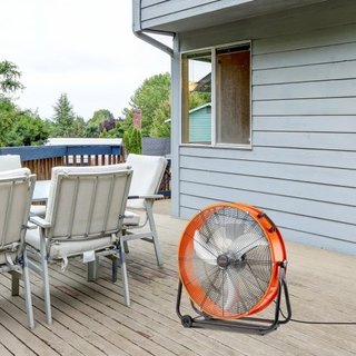 Drum Fan, 24 Inch High Velocity Industrial Shop Fa