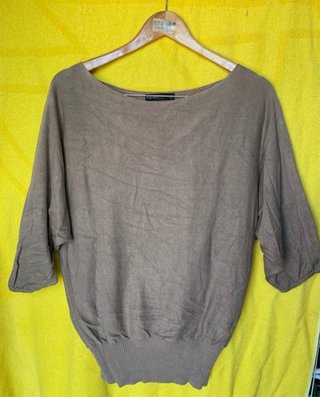 Blusa manga murciélago con encaje M
