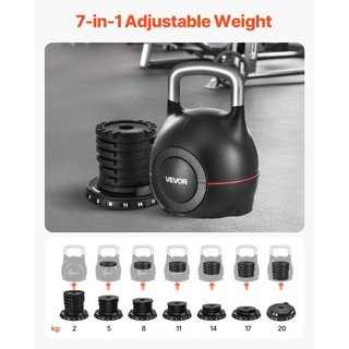 Kettlebell, Kettlebell ajustable con 7 niveles de