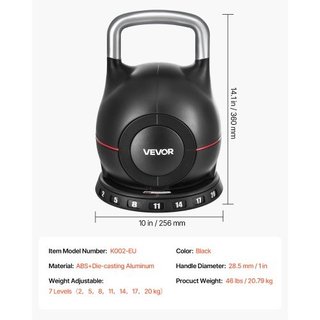 Kettlebell, Kettlebell ajustable con 7 niveles de