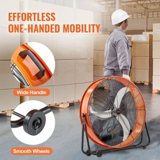 Drum Fan, 30 Inch High Velocity Industrial Shop Fa