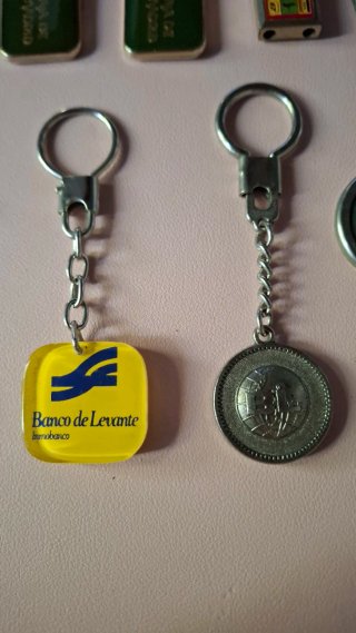 Lote 10 Llaveros Histora bancaria de  España
