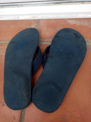 Chanclas Hombre Talla 45 Azul Marino