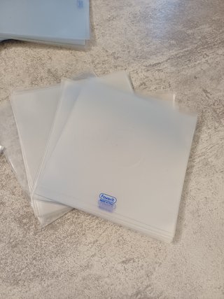 Lotto 130 Bustine Custodie CD/DVD Trasparenti