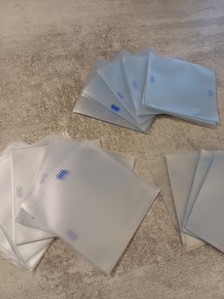Lotto 130 Bustine Custodie CD/DVD Trasparenti