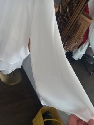 Blusa Zara Blanca Talla S