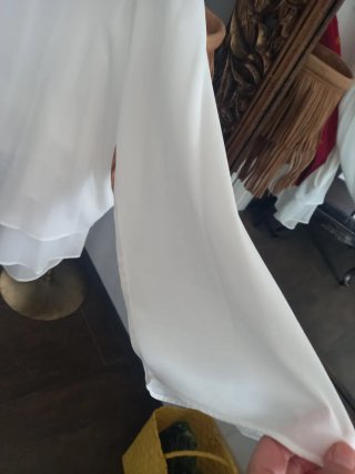 Blusa Zara Blanca Talla S