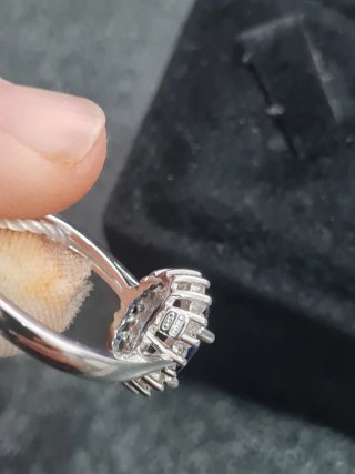 Anello Argento 925 Margherita Blu