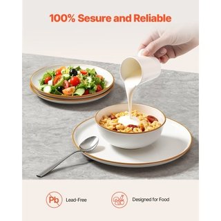 Juego de vajilla, servicio para 4 personas, platos