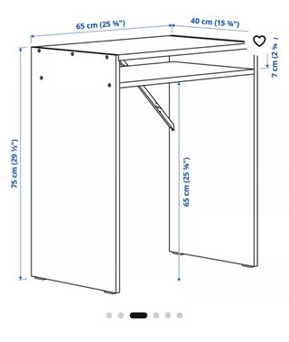 Escritorio IKEA TORALD Blanco