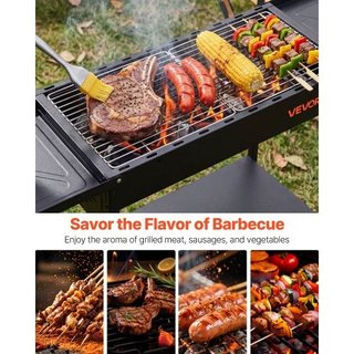 Foldable Charcoal Grill, Portable Charcoal Barbecu