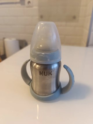 Biberón Nuk Acero Inox con Asas
