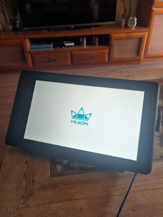 Huio Kamvas Pro 13 Tablet Gráfica Negra