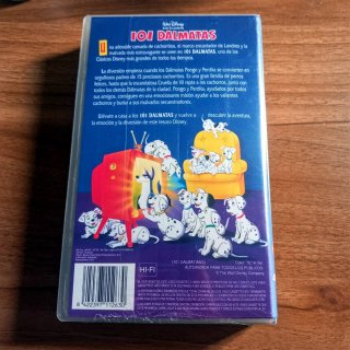 PRECINTADO 101 Dálmatas Disney VHS