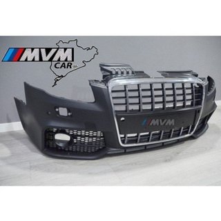 Paragolpes delantero Audi A4 B7 look S4 con parril