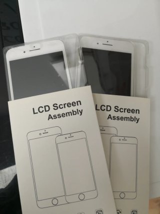 Pantallas iPhone 7 Plus Blancas (2 Unidades)