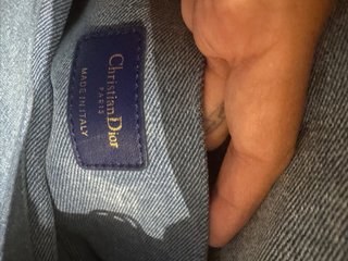 Bolso Dior Lady Dior Denim Azul
