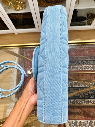 Bolso Dior Lady Dior Denim Azul
