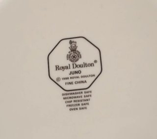 Tetera de porcelana Royal Doulton Juno, vintage