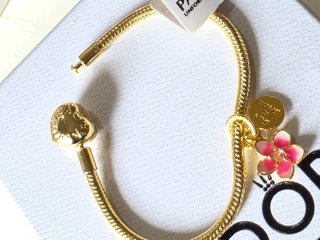 Pulsera Pandora Corazón y Flor  vaiana