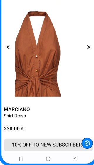 Vestido Marciano Guess con etiquetas