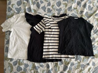 Lote 4 Camisetas Mujer Talla L Zara Mango