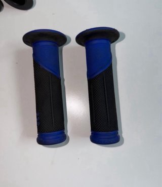Puños Progrip Azul y Negro Moto