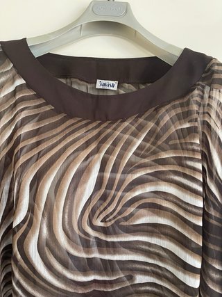 Blusa Poncho Smash Made in Italy Taglia Unica