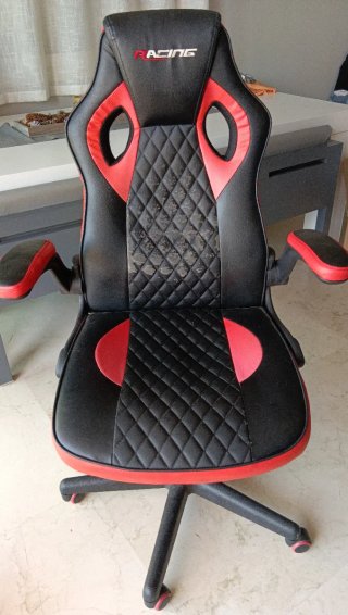 Silla Gamer Negra y Roja
