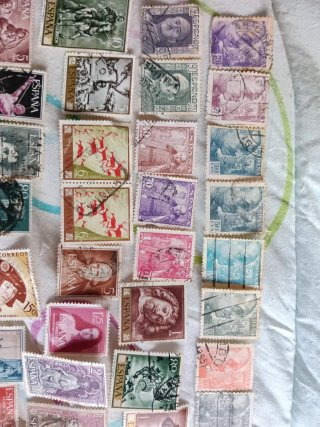 Lote Sellos Antiguos España franquismo 60/70