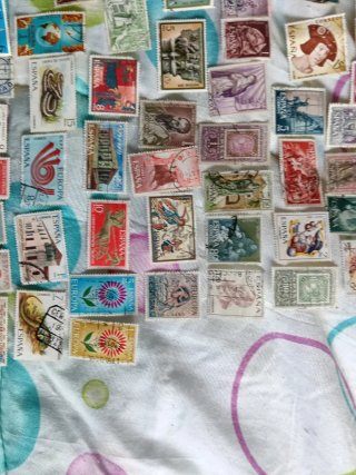 Lote Sellos Antiguos España franquismo 60/70