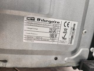 Horno Eléctrico Orbegozo Negro