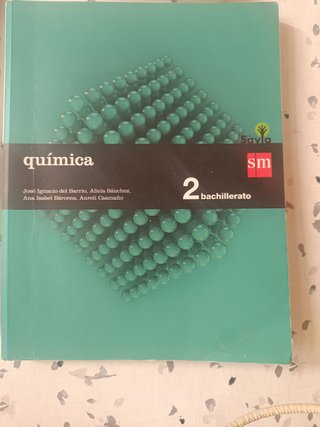 Libro de QUIMICA de 2o de BACHILLERATO.